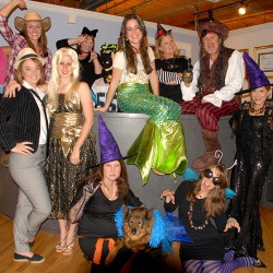 Halloween 2012 was filled with a cupcake, cowgirl, cat, captain and crazy creatives