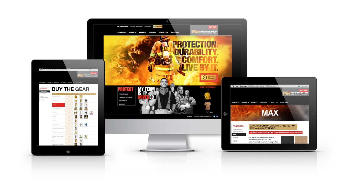 PBI Mobile Responsive Website and Microsite by Charlotte web design firm