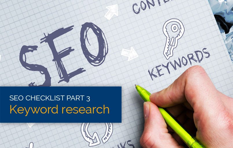 SEO checklist part 3: Keyword research header image - ABZ Creative Partners