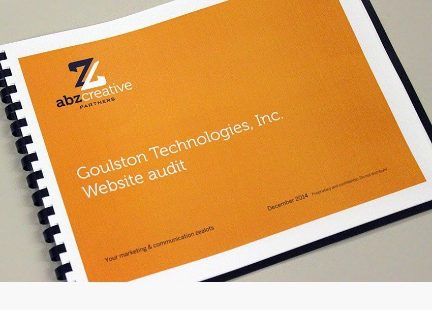 Goulston technologies website audit and digital marketing guide