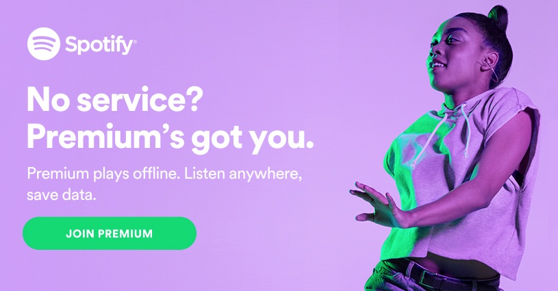 Duotone – Spotify premium ad