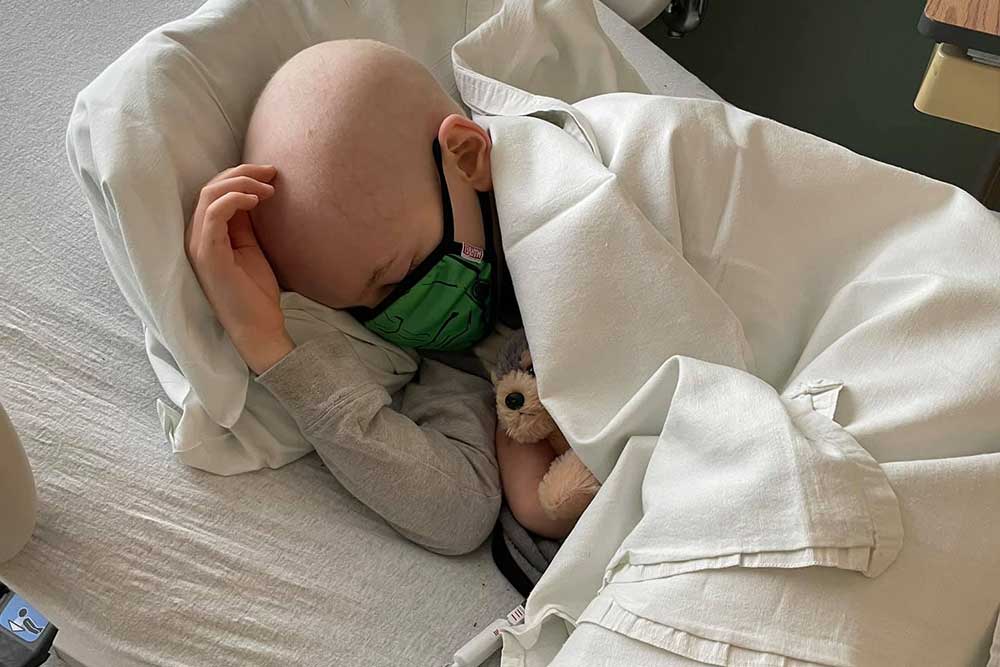 Pediatric cancer survivor, Aiden